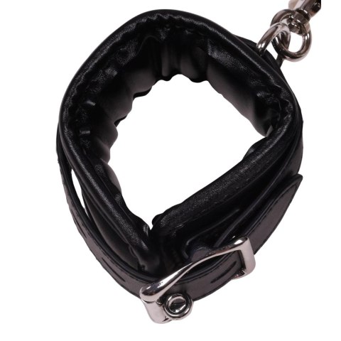 Body Harness with Thigh and Hand Cuffs - Black Body Harness with Thigh and Hand Cuffs - Black