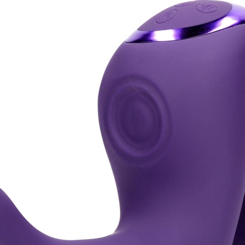 Riko - Rechargeable Triple Action Vibrator with Advanced Finger Motion & Pulse Wave Stimulator - Purple Riko - Rechargeable Triple Action Vibrator with Advanced Finger Motion & Pulse Wave Stimulator - Purple