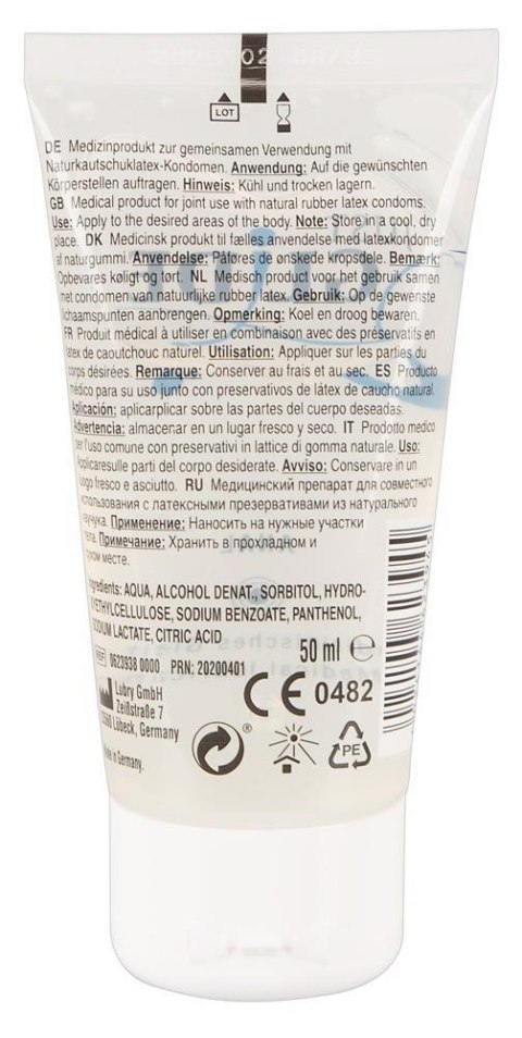 Analny sex gęsty żel nawilżający lubrykant 50ml Analny sex gęsty żel nawilżający lubrykant 50ml