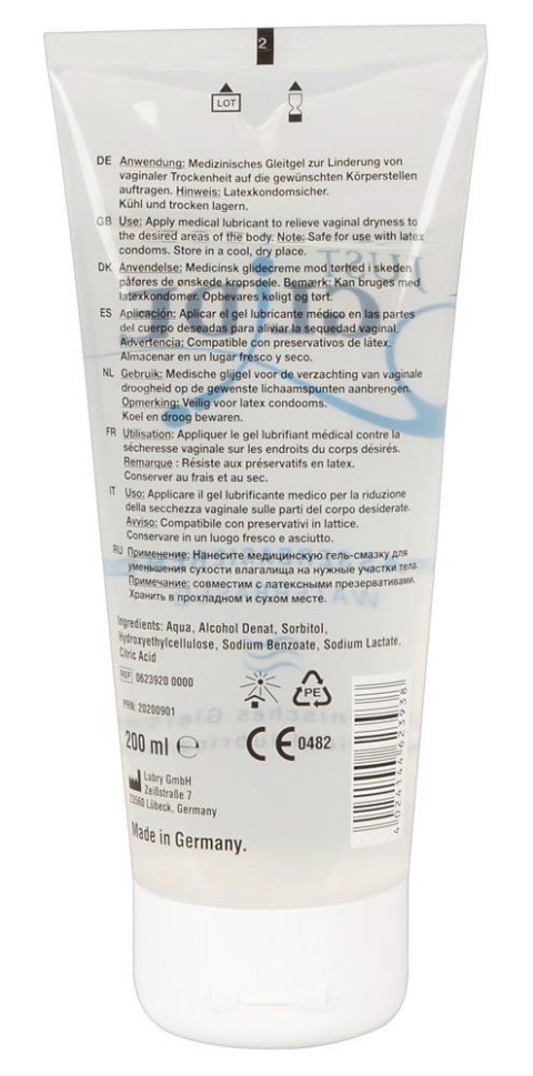 Długo działający medyczny środek nawilżający 200ml Długo działający medyczny środek nawilżający 200ml