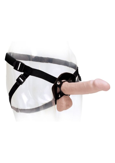Uprząż do strap-onów 3 silikonowe pierścienie Uprząż do strap-onów 3 silikonowe pierścienie