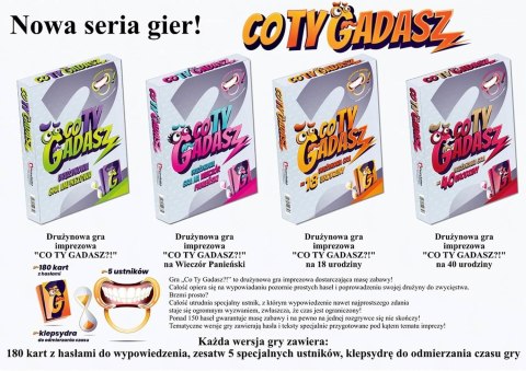 Gra na wieczór panieński drużynowa Co Ty Gadasz Gra na wieczór panieński drużynowa Co Ty Gadasz