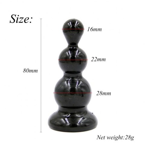 Koraliki analne korek sonda sex plug do pupy 8cm Koraliki analne korek sonda sex plug do pupy 8cm