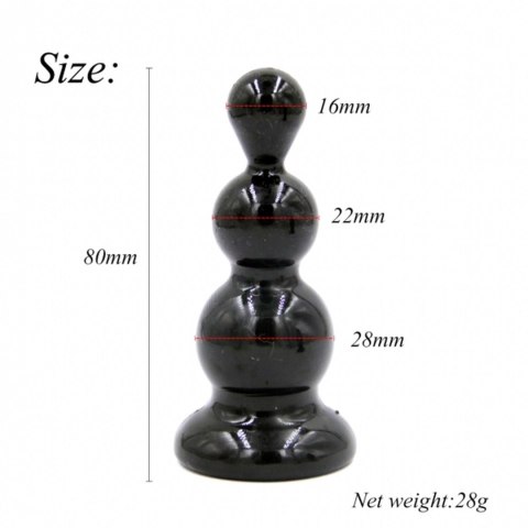 Koraliki analne korek sonda sex plug do pupy 8cm Koraliki analne korek sonda sex plug do pupy 8cm
