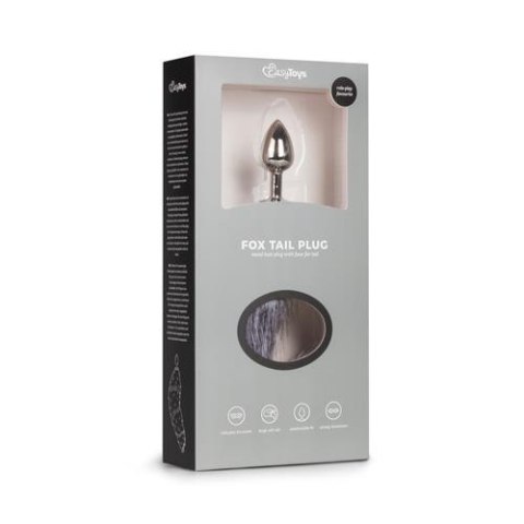 Korek analny lisi ogon plug z futerkiem zatyczka Korek analny lisi ogon plug z futerkiem zatyczka