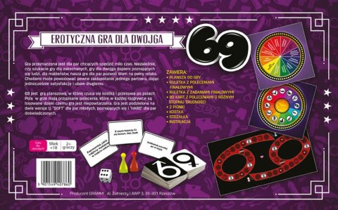 Plansza ruletka polecenia gra erotyczna dla par 69 Plansza ruletka polecenia gra erotyczna dla par 69