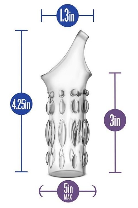 Stymulator-performance studded sleeve ring clear Stymulator-performance studded sleeve ring clear