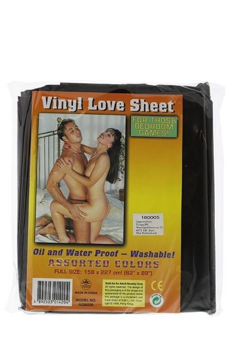 VINYL BED SHEET BLACK 158x227CM VINYL BED SHEET BLACK 158x227CM