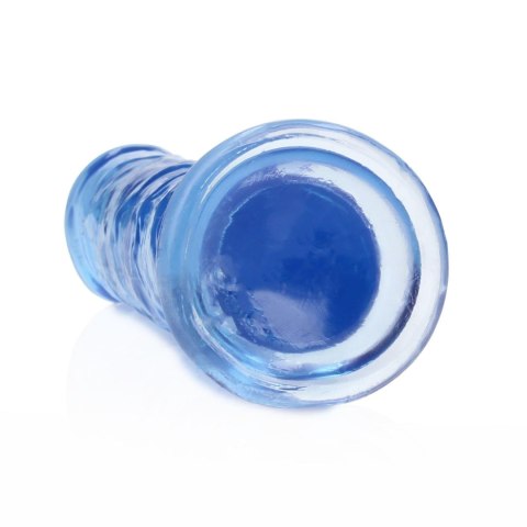 Żelowe niebieskie dildo z przyssawką waginalne i analne 20 cm Żelowe niebieskie dildo z przyssawką waginalne i analne 20 cm