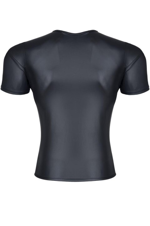Męski t-shirt z wetlooka w serek m Męski t-shirt z wetlooka w serek m