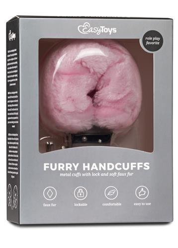 Kajdanki-furry handcuffs - pink Kajdanki-furry handcuffs - pink