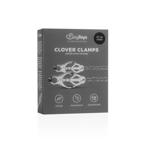 Stymulator-Japanese Clover Clamps With Chain Stymulator-Japanese Clover Clamps With Chain