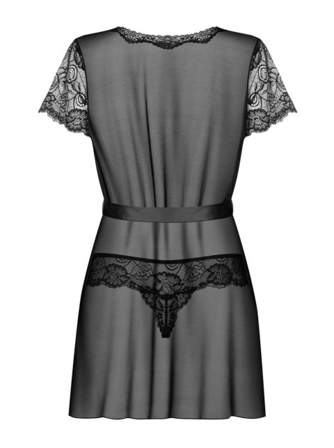 Szlafrok stringi sex komplet peniuar obsessive l/xl Szlafrok stringi sex komplet peniuar obsessive l/xl