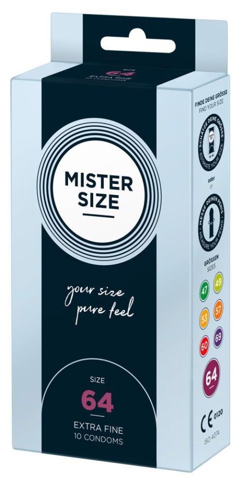 Mister Size 64mm pack of 10 Mister Size 64mm pack of 10