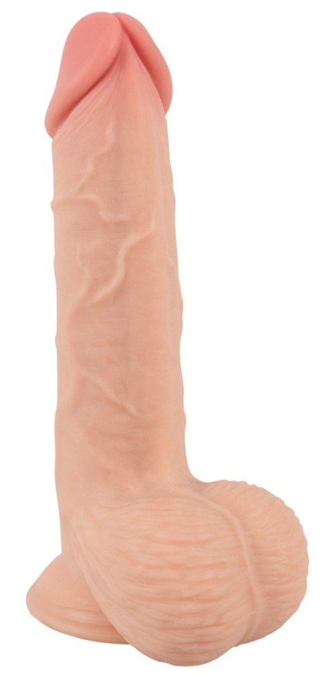 Realistyczny żylasty penis z przyssawką 19 cm Realistyczny żylasty penis z przyssawką 19 cm