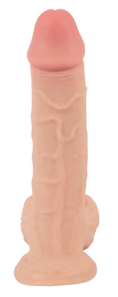 Realistyczny żylasty penis z przyssawką 19 cm Realistyczny żylasty penis z przyssawką 19 cm
