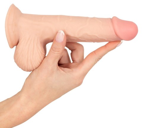 Realistyczny żylasty penis z przyssawką 19 cm Realistyczny żylasty penis z przyssawką 19 cm