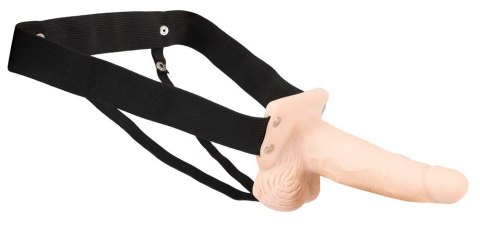 Wibrujące przedłużenie penisa strap on na szalkach