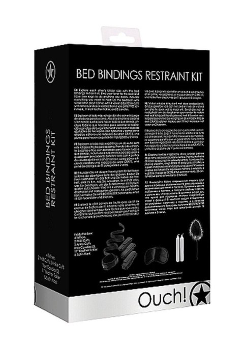Bed Bindings Restraint Kit - Black Bed Bindings Restraint Kit - Black