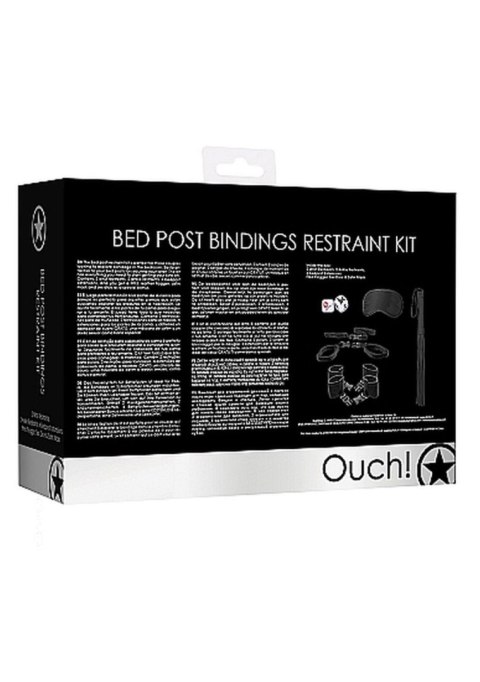 Bed Post Bindings Restraing Kit - Black Bed Post Bindings Restraing Kit - Black