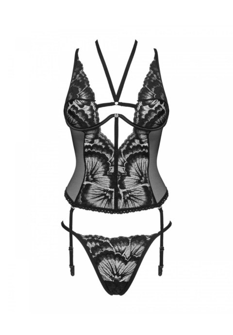 Bielizna-Alessya gorset czarny M/L Bielizna-Alessya gorset czarny M/L