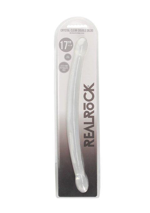 Podwójne silikonowe dildo gładkie długie 42 cm Podwójne silikonowe dildo gładkie długie 42 cm