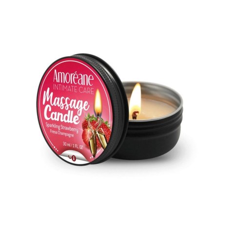 Świeca do masażu ciała erotycznego truskawka 30ml Świeca do masażu ciała erotycznego truskawka 30ml