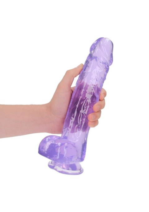 Wodoodporne dildo z przyssawką i jądrami 25,4 cm Wodoodporne dildo z przyssawką i jądrami 25,4 cm