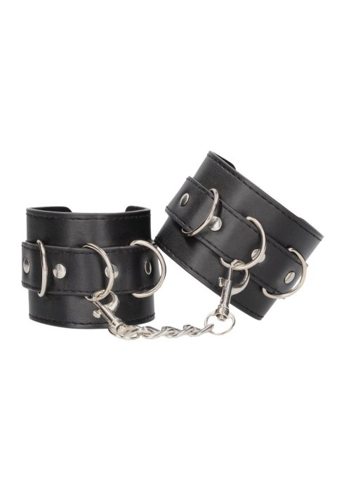 Bonded Leather Hand or Ankle Cuffs - With Adjustable Straps Bonded Leather Hand or Ankle Cuffs - With Adjustable Straps