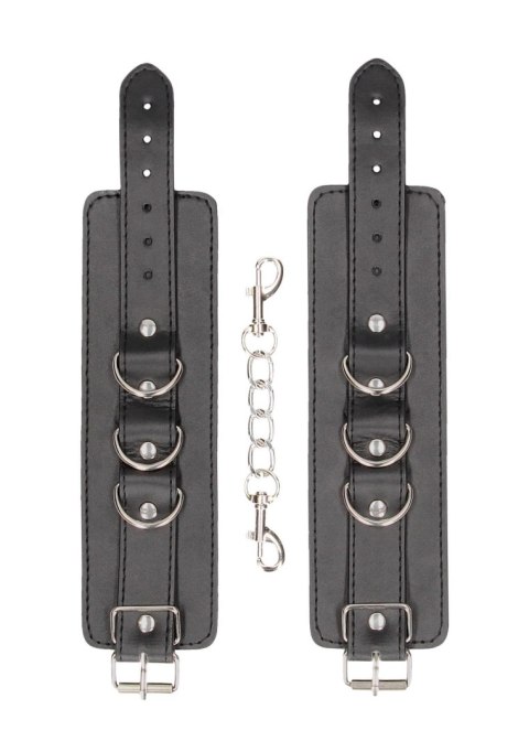 Bonded Leather Hand or Ankle Cuffs - With Adjustable Straps Bonded Leather Hand or Ankle Cuffs - With Adjustable Straps