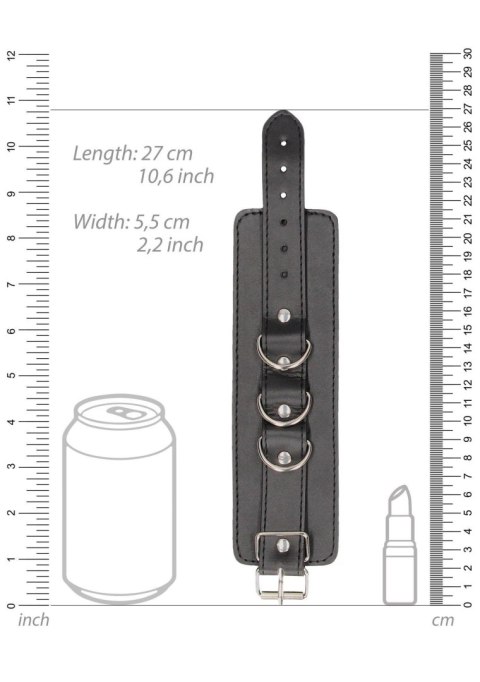 Bonded Leather Hand or Ankle Cuffs - With Adjustable Straps Bonded Leather Hand or Ankle Cuffs - With Adjustable Straps