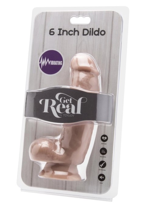 Grube realistyczne dildo wibrator przyssawka 15cm Grube realistyczne dildo wibrator przyssawka 15cm