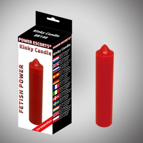 Kinky candle red low temperature candle 20 cm Kinky candle red low temperature candle 20 cm