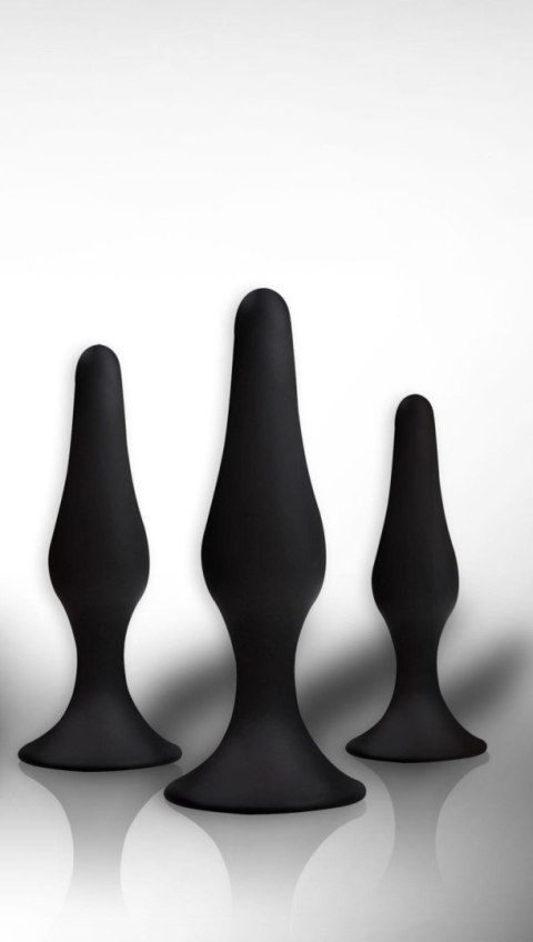 Plug - Anal Plug box 3 pack black Plug - Anal Plug box 3 pack black