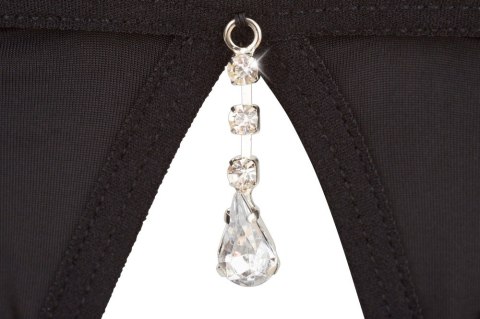 Rhinestone Shelf Bra Set 85C/L