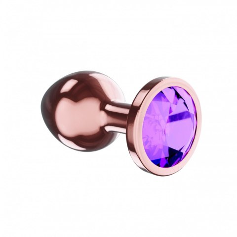 Plug-Butt Plug Diamond Amethyst Shine S Rose Gold Plug-Butt Plug Diamond Amethyst Shine S Rose Gold