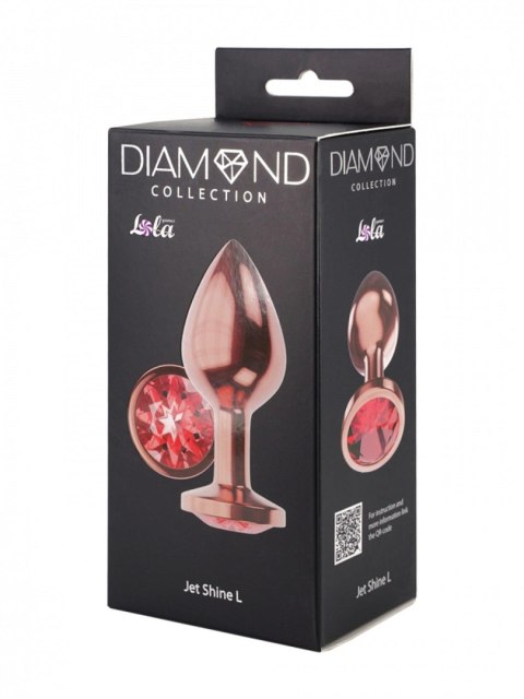 Plug-Butt Plug Diamond Ruby Shine L Rose Gold Plug-Butt Plug Diamond Ruby Shine L Rose Gold