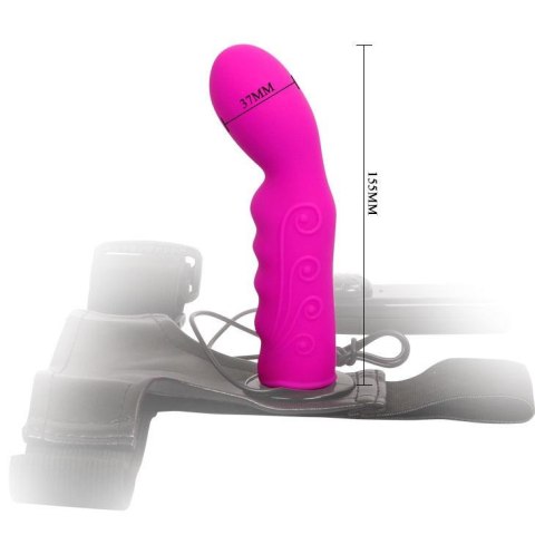 Strapon lesbijski wibrator do punktu g uprząż 15cm Strapon lesbijski wibrator do punktu g uprząż 15cm