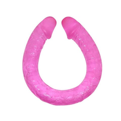 Długie podwójne dildo różowe do sexu lesbijskiego Długie podwójne dildo różowe do sexu lesbijskiego