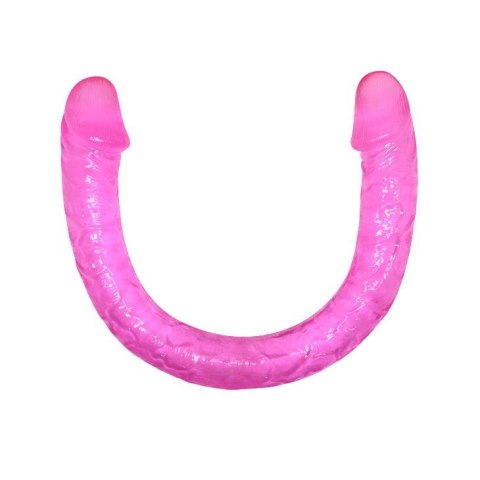 Długie podwójne dildo różowe do sexu lesbijskiego Długie podwójne dildo różowe do sexu lesbijskiego