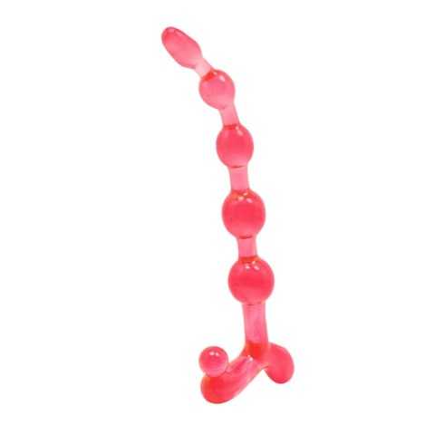 Koraliki sonda analna silikonowe 20cm różne kolory Koraliki sonda analna silikonowe 20cm różne kolory