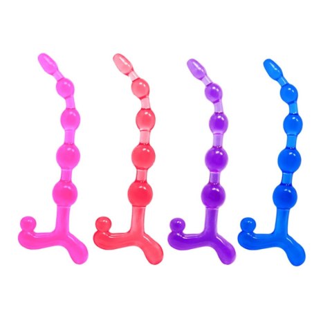 Koraliki sonda analna silikonowe 20cm różne kolory Koraliki sonda analna silikonowe 20cm różne kolory