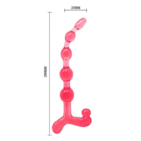 Koraliki sonda analna silikonowe 20cm różne kolory Koraliki sonda analna silikonowe 20cm różne kolory