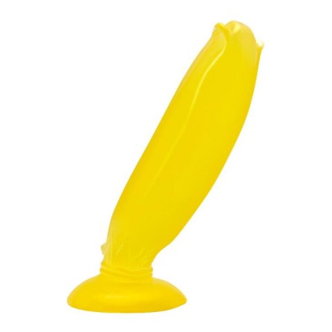 Żółty banan gładkie żelowe dildo z przyssawką Żółty banan gładkie żelowe dildo z przyssawką