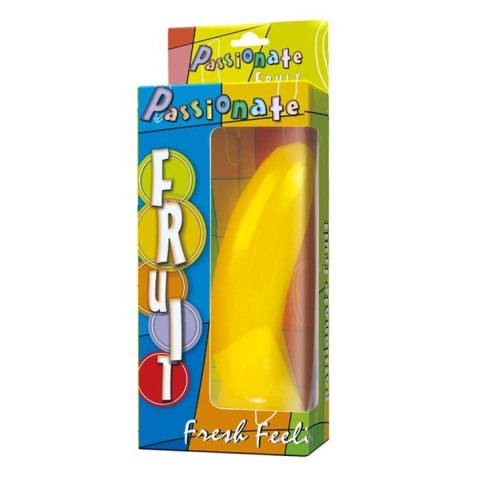 Żółty banan gładkie żelowe dildo z przyssawką Żółty banan gładkie żelowe dildo z przyssawką