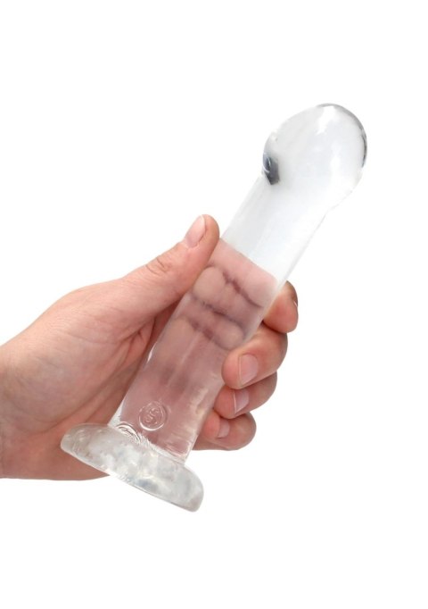 Proste lekko zagięte dildo z przyssawką 16,6 cm Proste lekko zagięte dildo z przyssawką 16,6 cm