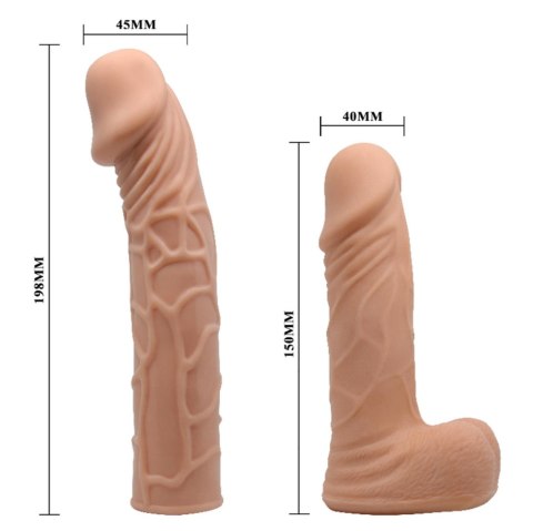 Strap-on na szelkach z dwoma żylastymi penisami Strap-on na szelkach z dwoma żylastymi penisami