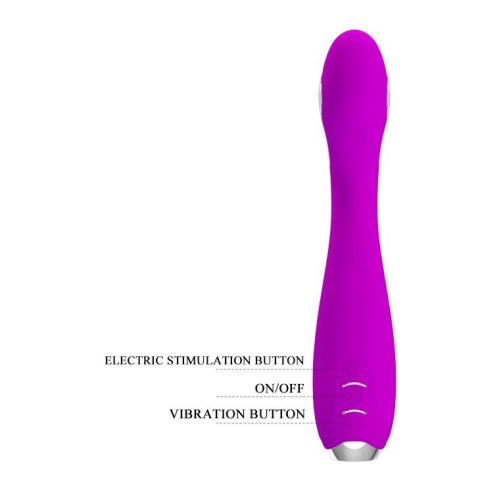 Wibrator z elektrostymulacją gspot 19cm 7trybów Wibrator z elektrostymulacją gspot 19cm 7trybów