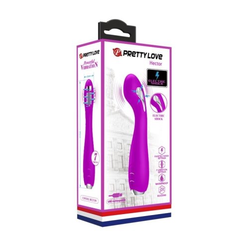 Wibrator z elektrostymulacją gspot 19cm 7trybów Wibrator z elektrostymulacją gspot 19cm 7trybów