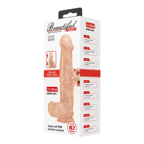 Duże realistyczne dildo penis z przyssawką 26cm Duże realistyczne dildo penis z przyssawką 26cm
